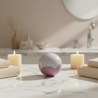 Bombes de bain effervescentes véganes personnalisées en gros, marque privée, pour la relaxation corporelle