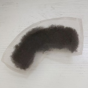 Il cliente ha ordinato 100% <span class=keywords><strong>capelli</strong></span> umani <span class=keywords><strong>barba</strong></span> in Jerry colore nero 3x15cm piccole dimensioni Afro ricciolo <span class=keywords><strong>barba</strong></span> - Product Image 3