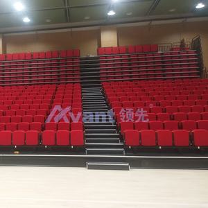 Авангардные спортивные моторизованные и ручные выдвижные трибуны со складными сиденьями, экономия места для сидений для театров, школ и тренажерных залов - Product Image 5