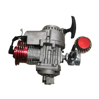 Moteur 2 temps 49cc Moteur de moto de course Moteur de moto de poche Quad Dirt Bike ATV 49cc 50cc