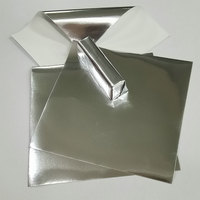 Emballage de barre de chocolat 10*10 cm 100 pièces emballage en aluminium de luxe pour papier d'emballage en aluminium composite au chocolat