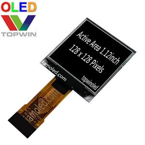 Topwin küçük OLED ekran 1.12 ''1.12 inç oled panel 128x128 piksel 22 pin beyaz renkli bağlayıcı ekran VG-2828TSWIG05 - Product Image 4