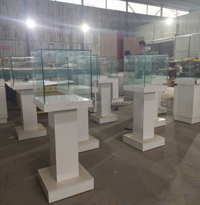 عروض Artworld سعر المصنع تصميم مخصص للمجوهرات نافذة متجر ضوء متجر عرض الخشب الرخامي - Product Image 5