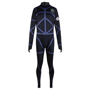 Camiseta Azul de la Prisión # Disfraz de Cosplay de Jie Shiyi para Hombre, Kit de Juego de Rol de Anime, Poliéster, Primavera 2023 - Product Image 4