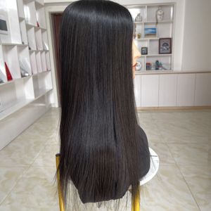 Nouveau YF-2346 Topper en cheveux humains avec base en soie, couleur naturelle, cheveux vierges raides, densité 130%, cheveux russes, logo personnalisé - Product Image 4