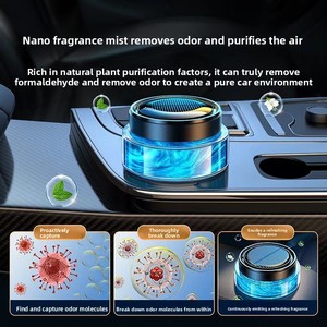 CREST Moderno Ambientador de Coche con Energía Solar y Cristal, Perfume de Arena Fluida, Fragancia Ligera de Larga Duración, Antibacteriano - Product Image 4
