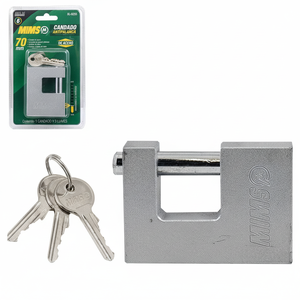 Lucchetto ANTI-leva in acciaio 70MM con 3 tasti BL-0235 WESTON - Product Image 2