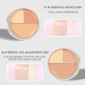 Novo multifunzione crema minerale impermeabile copertura completa contorno viso correttore di lunga durata professionale Unisex - Product Image 4