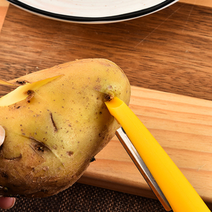 Accessoires de cuisine en gros, épluche-légumes, épluche-pommes de terre avec lames en acier inoxydable et poignée ergonomique - Product Image 4