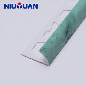 PVC Outside <strong>Corner</strong> Round <strong>Plastic</strong> Tile <strong>Trim</strong> for Marble Edge Decoration - Product Image 1