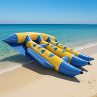 Bateau banane gonflable robuste et populaire pour les activités aquatiques des adultes