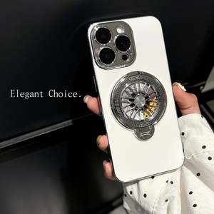 Thích hợp cho các trường hợp máy tính Màu rắn của iPhone 15Pro Max với một thiết kế thắt lưng nhỏ Iphone 16 con quay hồi chuyển đứng trường hợp điện thoại - Product Image 4