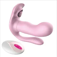Stimulateur de chatte avec ventouse pour femmes, produits sexuels pour adultes, 1 pièce, culotte vibrante, avec ceinture, gode