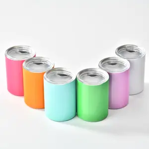 NEW 3oz Mini Sublimation Stainless Steel Miniature Shot Tumbler Cups Glasses Drinking Insulated Tumbler With Lid And Straw