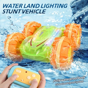 <span class=keywords><strong>รถ</strong></span>ควบคุมระยะไกล <span class=keywords><strong>CPS</strong></span> Stunt <span class=keywords><strong>รถ</strong></span>หมุนได้ 360 ใบสองด้านสําหรับเล่นน้ําหรือพื้นดินรถผาดโผน RC พร้อมไฟ LED - Product Image 2