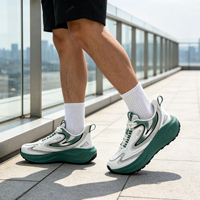 Chaussures de sport pour hommes sur mesure, avec empeigne en mesh, confortables et amortissantes, style marche