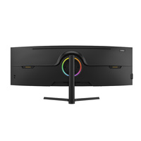 Moniteur de jeu pour ordinateur de bureau ultra-large incurvé, nouvelle conception OEM d'usine, 49 pouces, 5K HD, 120 Hz, DP, large angle de vue