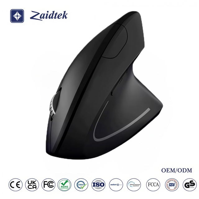 Wireless Vertical Mouse Gaming Silent Charging Office Optical Side Buttons Power-Saving Long Battery Life Backlit None