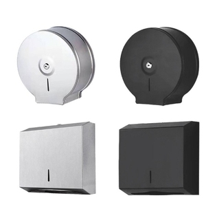 Portarotolo di Carta Igienica in Acciaio <span class=keywords><strong>Inox</strong></span> Impermeabile, Design Moderno da Parete per Uso Alberghiero - Product Image 2