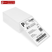 Étiquettes d'expédition Fanfold 4x6, 500 unités, thermiques directes pour une étiquetage efficace