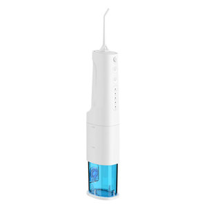 Hydropulseur dentaire portable à piles, étanche IPX7, réservoir de 360 ml, 4 modes, embouts de jet remplaçables pour les dents - Product Image 2
