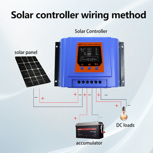 Nhà cung cấp sản xuất 12v24v36v48v màu xanh MPPT điều khiển năng lượng mặt trời 30a20a10a LCD hiển thị tự động công nhận Max PV 150V - Product Image 2