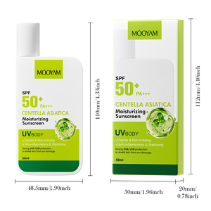<span class=keywords><strong>Crema</strong></span> <span class=keywords><strong>solare</strong></span> idratante alla Centella Asiatica OEM/ODM SPF50+ <span class=keywords><strong>Crema</strong></span> <span class=keywords><strong>solare</strong></span> protettiva per la pelle contro i raggi UV 50ml MOOYAM - Product Image 6