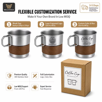 Tasse à café portable en acier inoxydable 304 à paroi simple, 10 oz, pour voiture, camping, voyage, extérieur, bière glacée, logo personnalisé