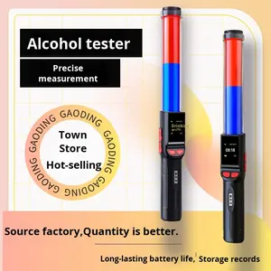 Portátil de alta precisão Digital <span class=keywords><strong>Breath</strong></span> <span class=keywords><strong>Alcohol</strong></span> <span class=keywords><strong>Tester</strong></span> com Alarme Som Três Cores Indicadores LED Função de Memória - Product Image 4