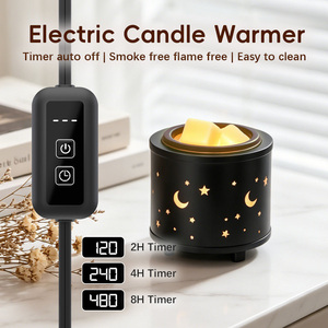 Diffuseur de cire en céramique à brancher pour cire parfumée, veilleuse, <span class=keywords><strong>brûleur</strong></span> de bougies pour huiles essentielles et parfums - Product Image 1