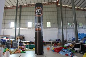 Tubo inflable negro para eventos publicitarios - Product Image 2