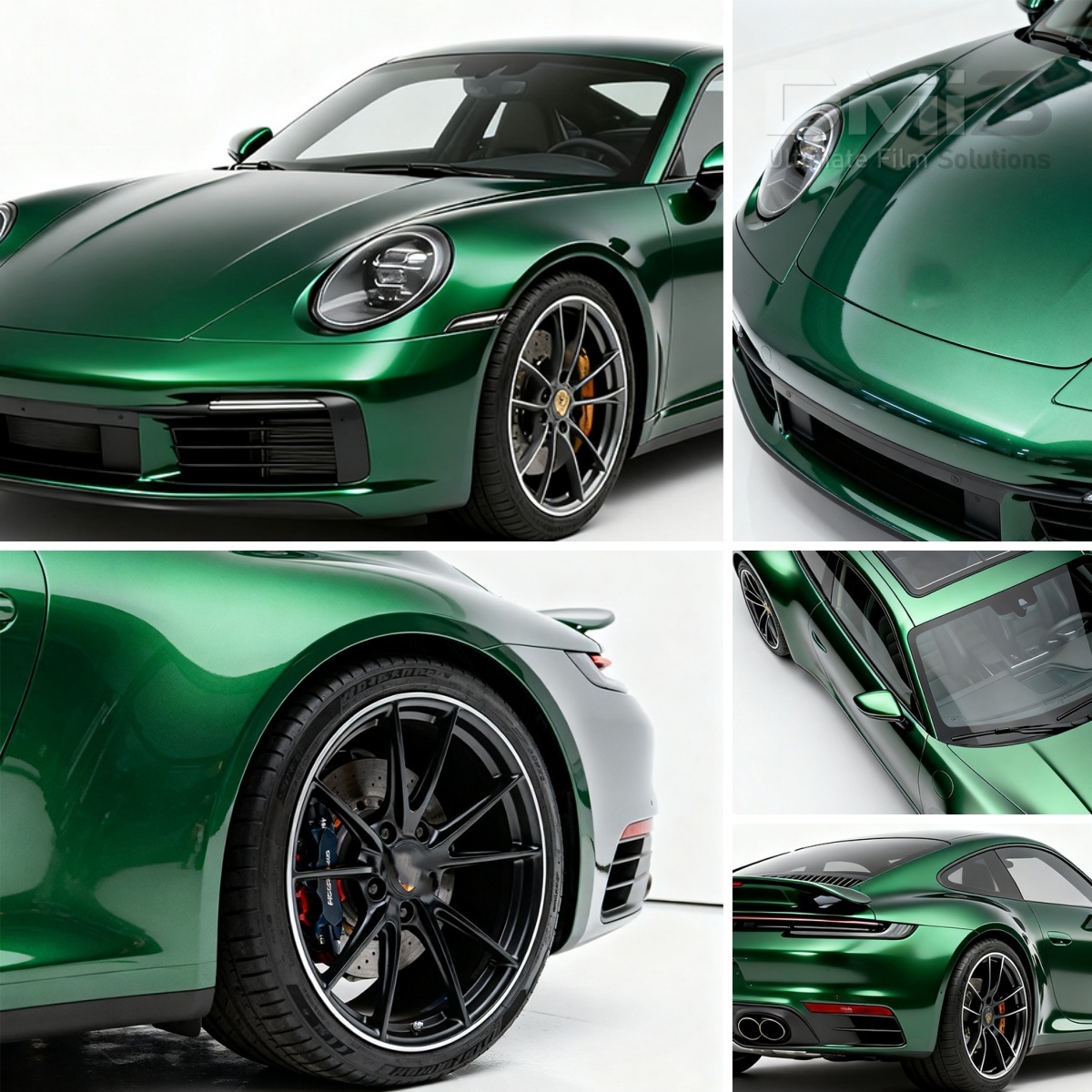 Satin Metallic Glossy Agate Green