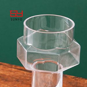 Diseño de mancuernas Gran capacidad Hombre Fiesta Fútbol Eventos Decoración Florero Vidrio Venta al por mayor <span class=keywords><strong>Cerveza</strong></span> de vidrio - Product Image 4