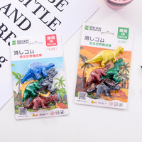 Soododo mignon Animal promotionnel crayon gomme ensemble forme de fruit emballage personnalisé papeterie pour cadeau de noël