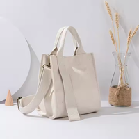 Sac à bandoulière de haute qualité toile coton réutilisable Eco tissu sac à main carré quotidien
