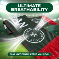 Fußball-Fan-Schal mit Tiermotiven, 100 % Polyester, leicht, umweltfreundlich, atmungsaktiv, bequem, für Fußballspiele