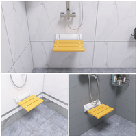 Chaise de douche HS-01B avec accoudoirs – Soutien de sécurité pour la baignade et la mobilité des personnes à mobilité réduite, capacité 150 kg, légère, matériel de thérapie robuste
