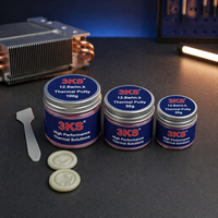 Gel thermique en silicone 12,0 W/mK, adhésif conducteur thermique, injecteur pour CPU et GPU