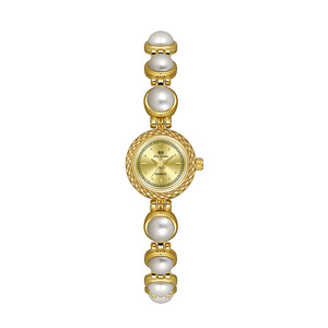 Montre pour femme BS FA1805, montre-bracelet à quartz étanche, bracelet en perles de luxe, montre vintage pour femme - Product Image 5