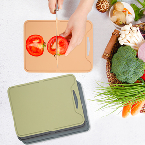 실리콘 도마 BPA 프리 유연한 세트 고기 야채 용 주방 도마 4 개 - Product Image 6