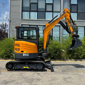 รถขุดขนาดเล็ก 3.5 ตัน เครื่องยนต์ Kubota มาตรฐาน EPA สภาพใหม่ รถขุดตีนตะขาบ เกียร์ 2 ตัน จัดส่งฟรี - Product Image 1