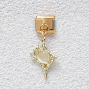 Italian Modular Charm Bracelet Gold Plated Zinc Alloy DIY Pendant Set Unisex Gift Jewelry Accessory - Product Image 4