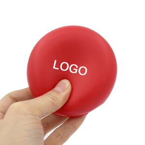 Pelota Antiestrés de Espuma de PU con Logotipo Personalizado, Forma de Glóbulos Rojos, Suave, de Rebote Lento, para Aliviar el Estrés, Regalos Promocionales para Niños y Adultos - Product Image 1