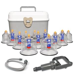 Ensemble de ventouses pour la thérapie par ventouses en gros d'usine avec pompe à main Tasses <span class=keywords><strong>Hijama</strong></span> excellentes pour un usage thérapeutique - Product Image 2