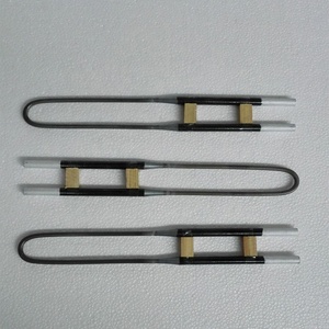 Barre chauffante en silicium MoSi2 personnalisée 1800C pour four industriel/four, haute précision, 380V, garantie 1 an - Product Image 4
