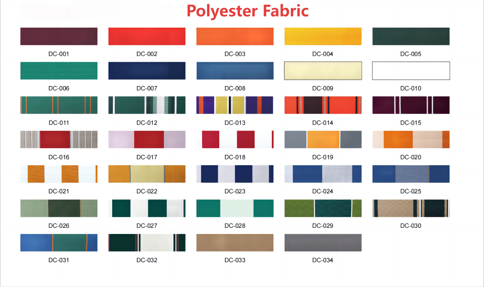 Tissu en polyester