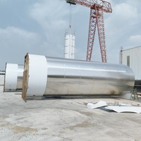 Fabricant de réservoirs en acier inoxydable en Chine sur mesure grands réservoirs de qualité alimentaire de 24000 litres 24000L réservoir de stockage de liquide d'huile chimique