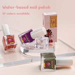 Vernis à ongles pelable en gros, prêt à expédier, séchage rapide à l'air, transparent, translucide, effet gelée, longue tenue, haute brillance, non toxique, personnalisable - Product Image 1