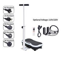 ZHOYA SPORT Machine de vibration corporelle électrique à 120 niveaux réglables Crazy Fit avec poignée pour la remise en forme à domicile et la perte de poids
