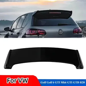 Aileron de coffre arrière style robot, extension d'aileron de toit arrière, kit carrosserie tuning pour Golf 6 Mk6 GTD R20 - Product Image 1